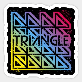 Triangle Rainbow Sticker